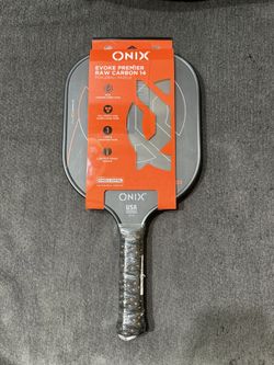 Onyx Premier Raw Carbon 14 Pickelball Paddle