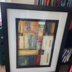 Painting With Glass Top