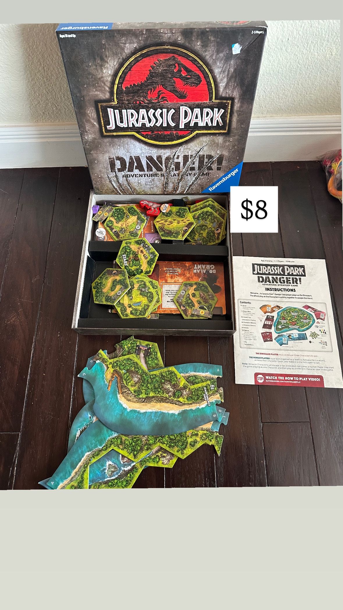 Jurassic park Danger Board Game