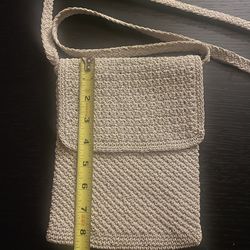 Crocheted Cross Body Bag