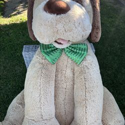 ☘️St Patricks Day Huge Stuffed Dog Reduced Price