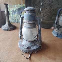 Very Rusted And Old Electric Converted Lawn Decor