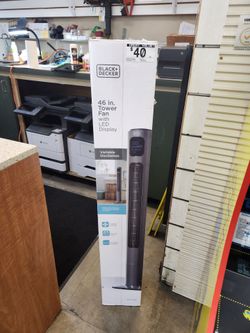 Black+Decker 46 in. Tower Fan with LED Display