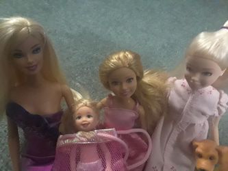 Family time with Barbie