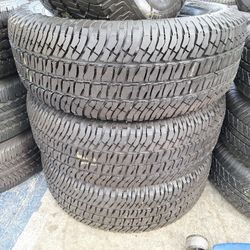 275/65/18  MICHELIN  (4 GOOD USED TIRES )