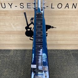 RLS-1 Lap Steel Guitar With Stands and Gig Bag Metallic