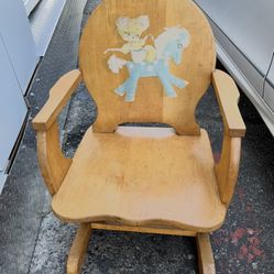 Edison Little Folks Furniture Spring Action Rocker;  Very Rare