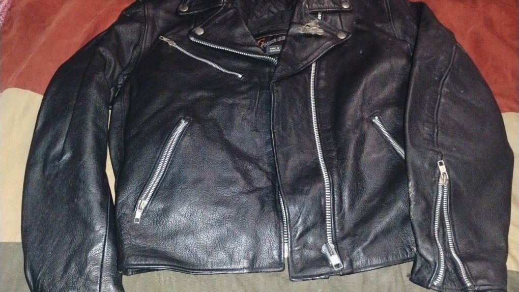 Harley-Davidson Black Leather Riding Jacket
