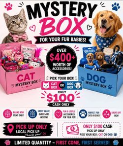 🐶🐱 Mystery Pet Accessory Box - $400+ Value for Only $100!