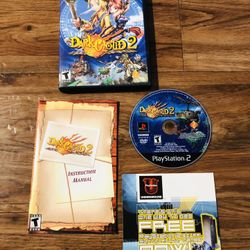 Dark Cloud 2 PS2 PlayStation 2 + Reg Card & Manual Complete