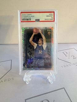2025 Topps - Cooper Flagg #201 Topps Foil Pattern 🔥PSA 10🔥 (RC) (Z)