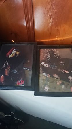 Marilyn Manson + Slipknot framed