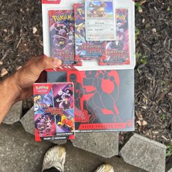 Pokémon Destined Rivals set - ETB, Bb, Blister 