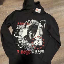 SAD BOYZ by Junior H Primero Black Hoodie