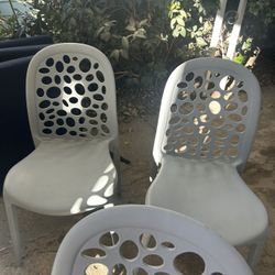 4. Plastic Chairs 
