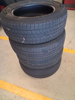 4 (four) used tires 235/65R17