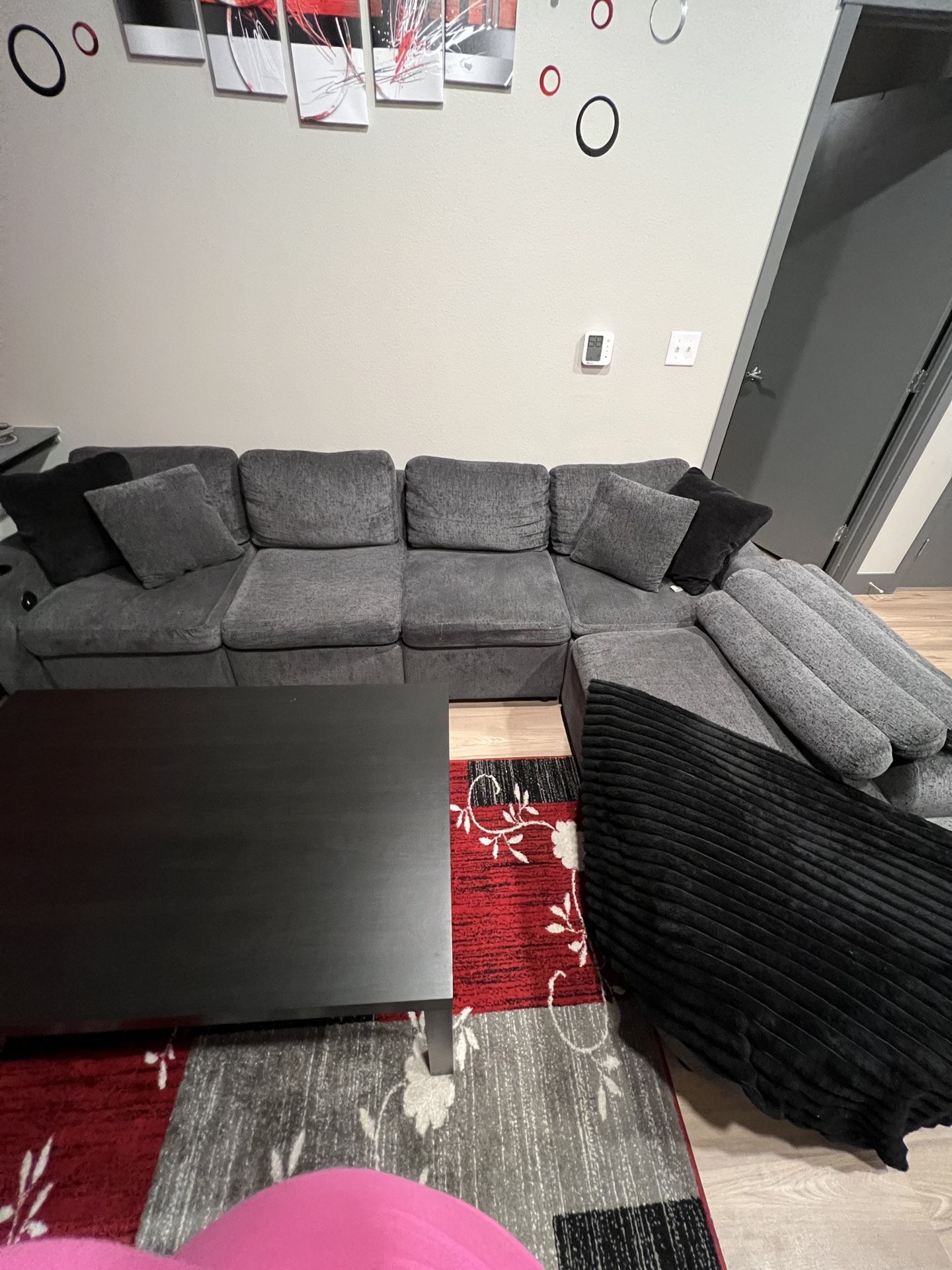 4 Seat Gray Couch