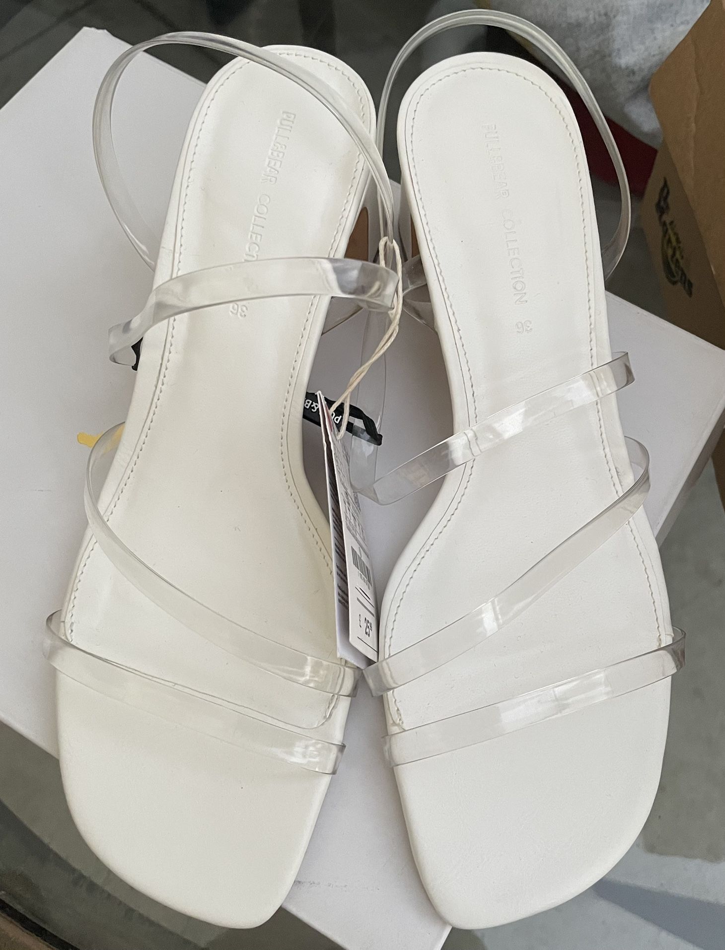 Pull & Bear Clear Strap Heels