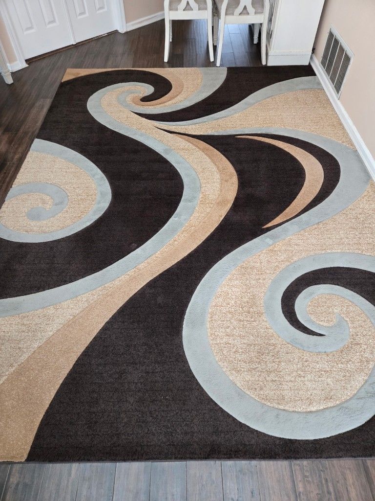 Abstract Rug: 7'9