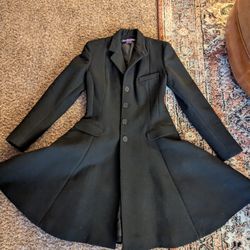 Ralph Lauren Purple Label Women's Fitted Coat Wool/Angora