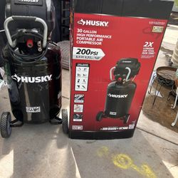 New 30 Gallon Husky Compressor 