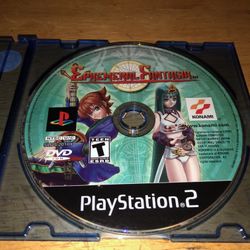 PS2 Game Ephemeral Fantasia 