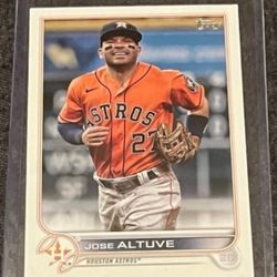 2022 Topps Jose Altuve  278  Houston Astros