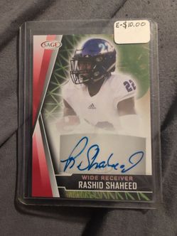 Rashid shaheed auto card