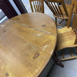 Wooden Kitchen Table And Chairs
