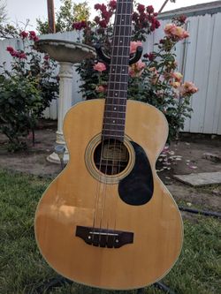 Acoustic Bass Guitar Natural Finish