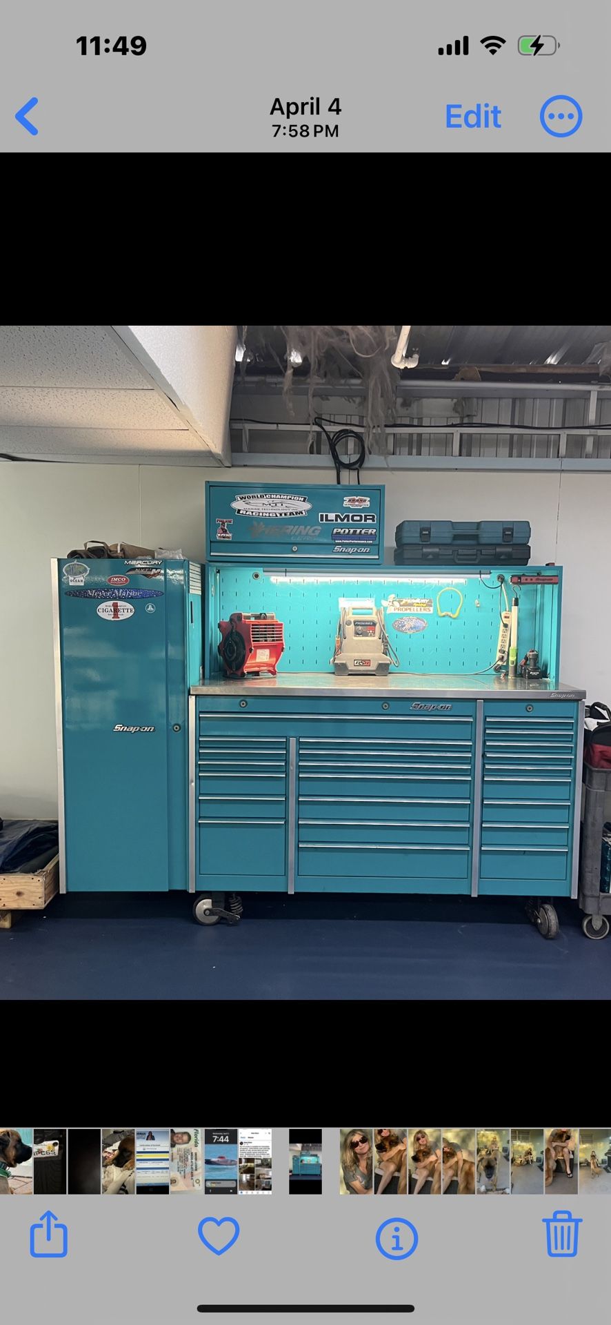 Snap On Tool Box Full Of Tools