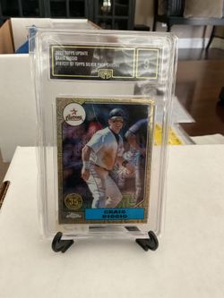 2022 Topps Update #T87C17 ‘87 Topps Silver Pack Chrome Craig Biggio Gem. Mint 9
