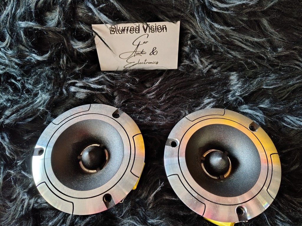 2*Blurred Vision Audio BV-PAST-4.8 Pro Audio Super Tweeters
