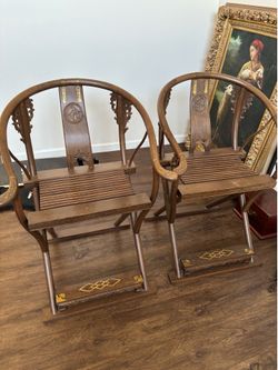 Qing dynasty king and queen chair