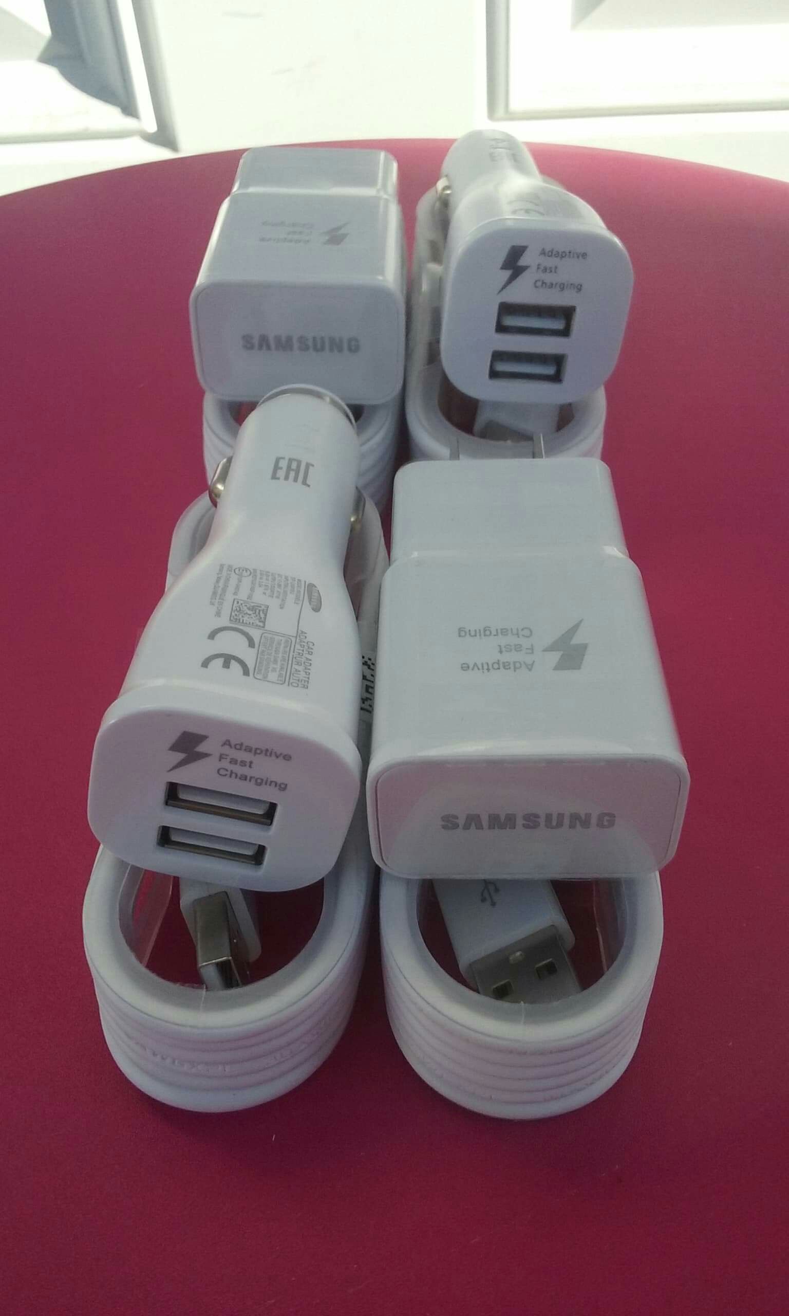 2 Samsung Fast Combos/2 Samsung Fast Chargers and 2 Samsung Fast Car Chargers Brand New