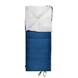 Ozark Trail 35-Degree Cool Weather Rectangular Sleeping Bag, Blue, 33"x77"