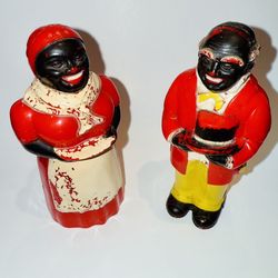 Vintage Aunt Jemima & Uncle Moses Salt & Pepper