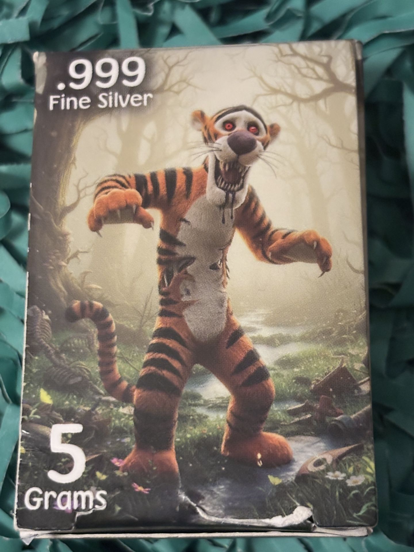 5 Gram .999 Fine Silver Tigger