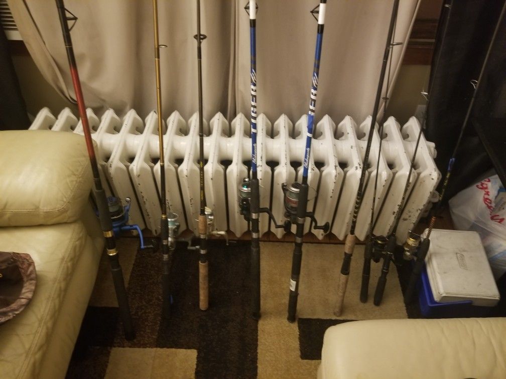 Fishing rods poles