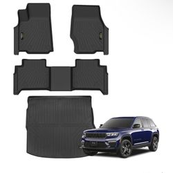 Custom Floor Mats For Jeep Grand Cherokee 2022-2024 2025 Not The L