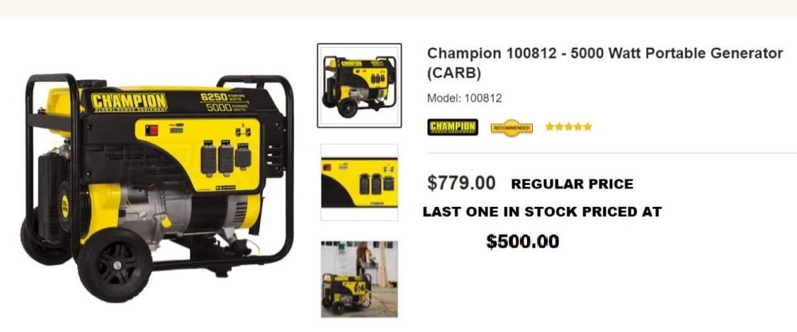 Champion Global Power Equipment