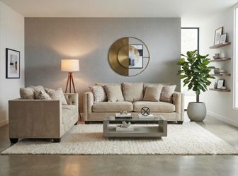 Elevate Your Living Room: Stunning Cindy Crawford Sofa & Loveseat Set!