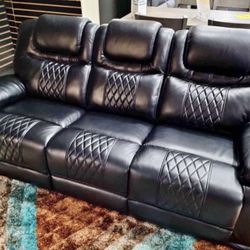 Santiago Reclining Two Piece Sofa And Loveseat $1099