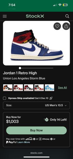 Union LA Jordan 1