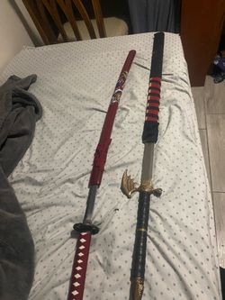 katanas (NOT REAL DULL BLADE)
