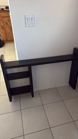 IKEA above desk shelf dry erase board
