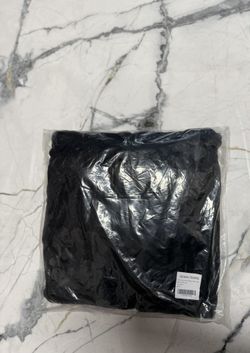 Black on Grey Denim Tear Hoodie
