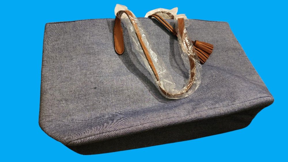 NWT Ulta Beauty Large Denim Tote