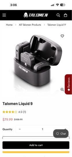 Talomen Liquid 9 Wireless Microphone System