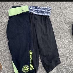 2 Yoga Pants From Victoria Secret Size S/P Great For Exercise Walk Very Comfy 